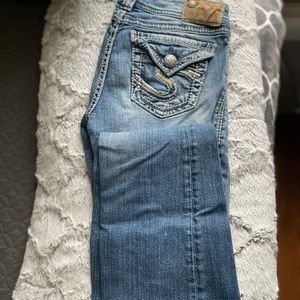 Silver Blue jeans